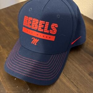 Nike Navy and Red Rebels Cap